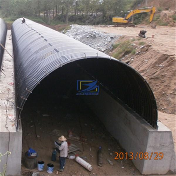 best quality corrugated steel culvert pipe in road custruction
